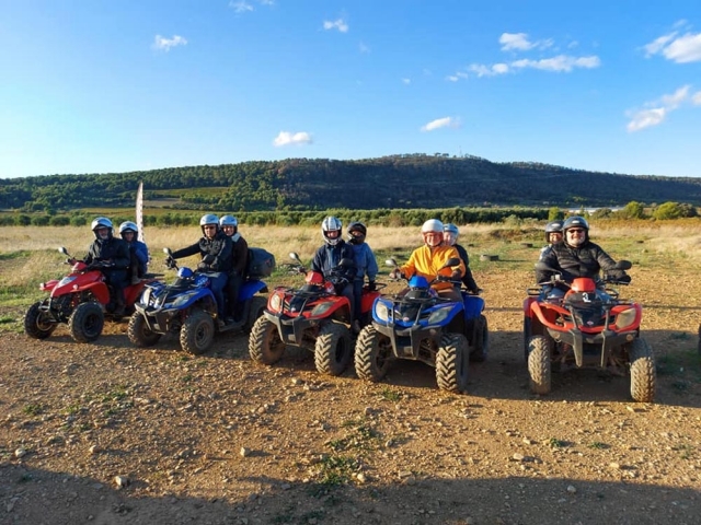 Randonnée en quad d'une heure vers Béziers